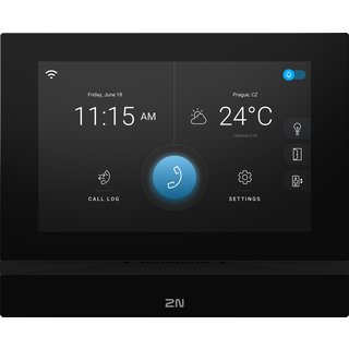 2N Indoor View Wi-Fi video intercom system 17.8 cm (7") Black