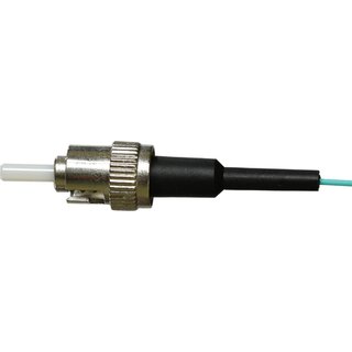 Cablenet 1m OM3 50/125 ST Pigtail Aqua Fibre Pigtail 900um