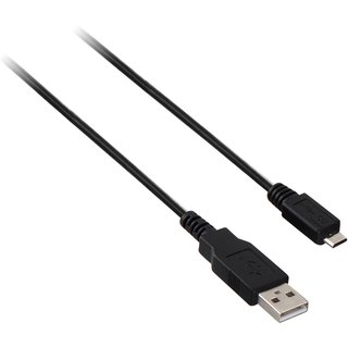 V7 Black USB Cable USB 2.0 A Male to Micro USB Male 1m 3.3ft