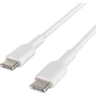 Belkin CAB003BT1MWH. Cable length: 1 m. Connector 1: USB C Connector 2: USB C Product colour: White