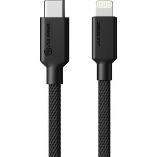 ALOGIC ELPC8P02-BK mobile phone cable Black 2 m USB C Lightning