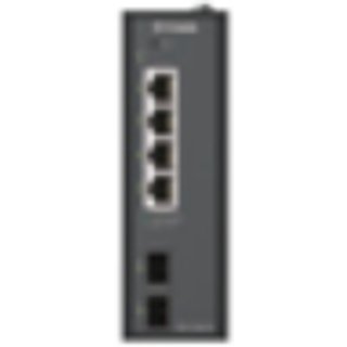 D-Link 6-Port Gigabit Industrial Smart Managed Switch with 2 x SFP Ports