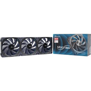 Seasonic MagFlow 3-Fan Kit Computer case 12 cm Black 3 pc(s)