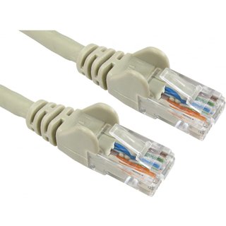 Cables Direct 0.5m Economy Gigabit Networking Cable - Grey