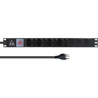 Lanview LVR-2MCH-SW-CH8 power distribution unit (PDU) 1U Black