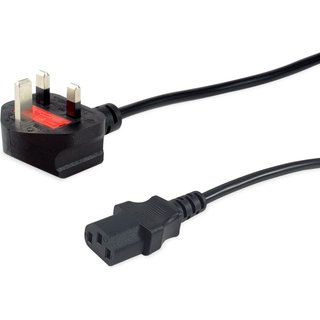 Equip UK Power Cord. C13 to BS1363. 10m. 10A Fuse
