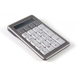 Hypertec KEYBSAT1NHY numeric keypad USB Notebook/PC Grey. White