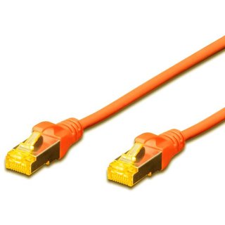 FDL 10M CAT.6a 10Gb S-FTP LSZH PATCH CABLE - ORANGE