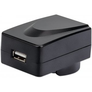 Manhattan Mains USB-A Mobile Device Charger with UK/EU/USA adaptors. S