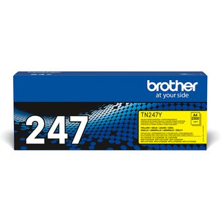 Brother TN-247Y. Colour toner page yield: 2300 pages Printing colours: Yellow Quantity per pack: 1 pc(s)