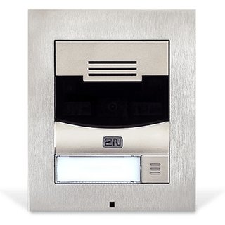 2N IP Solo video intercom system Nickel