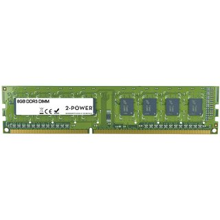 2-Power 8GB MultiSpeed 1066/1333/1600 MHz DIMM Memory - replaces 2PDPC