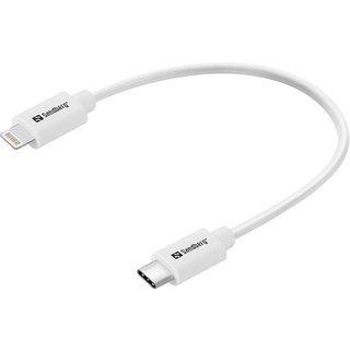 Sandberg USB-C PD to Lightning MFI 0.2M