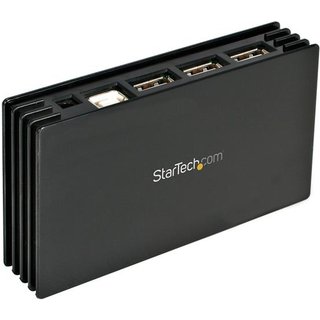 StarTech.com 7 Port Black USB 2.0 Hub - TAA