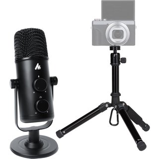 Maono DeskTop USB-C Microphone Studio Kit inc Portable Mid Size Tripod