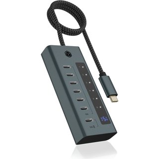 ICY BOX IB-HUB1457-C31 USB 3.2 Gen 1 (3.1 Gen 1) Type-C 10000 Mbit/s B