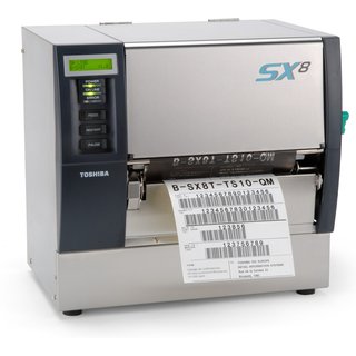 Toshiba B-SX8T 300dpi 8inch Wide Industrial Label Printer