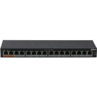 Dahua Technology PoE PFS3016-16GT-190 network switch Unmanaged L2 Giga