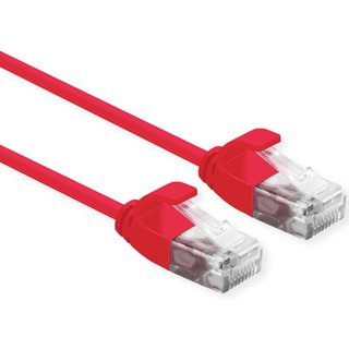 ROLINE 21.15.3915 networking cable Red 2 m Cat6a U/UTP (UTP)