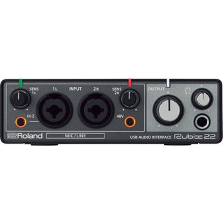 Roland Rubix22 Desktop Black USB 24-bit/192kHz 44.14896192 kHz USB