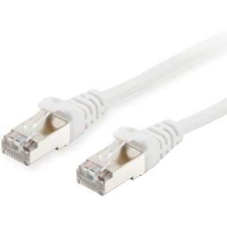 Equip Cat.6A S/FTP Patch Cable. White. 0.15m