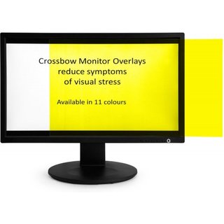 Crossbow Education Monitor Overlay Yellow - 24 Widescreen (299 x 529 m