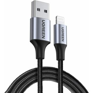 Ugreen 60158 lightning cable 2 m Black