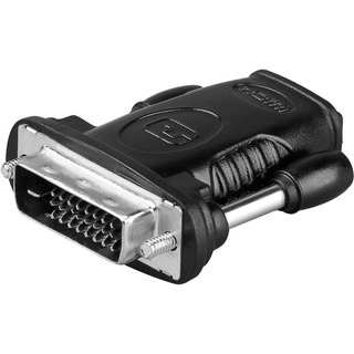 Microconnect HDM19F24 cable gender changer HDMI 19 DVI 24+1 Black