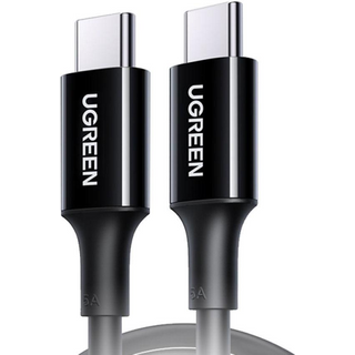 Ugreen Type C 2.0 Male To Type C 2.0 Male 5A Data Cable - Black