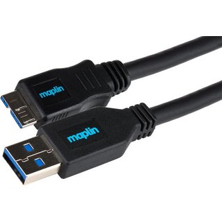 Maplin MAPCUS69 USB cable USB 3.2 Gen 1 (3.1 Gen 1) 3 m USB A Micro-US