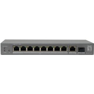 LevelOne 10-Port Gigabit PoE Switch. 802.3af/at PoE. 8 PoE Outputs. 12
