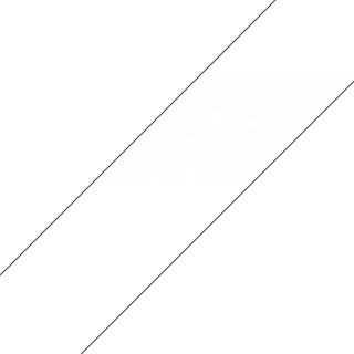 Brother TZE145 18 mm (0.70') White on Clear tape for P-Touch 8 m (26.20 ft.)