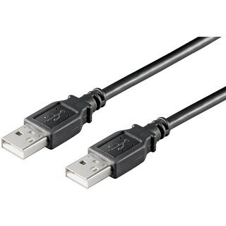 Microconnect USBAA01B USB cable USB 2.0 0.1 m USB A Black
