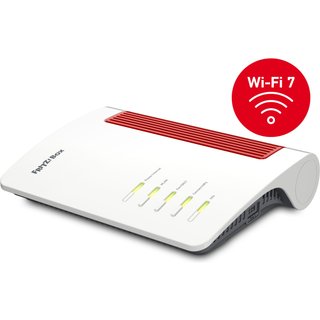 Box FRITZ! 4690 wireless router Dual-band (2.4 GHz / 5 GHz) Red. White