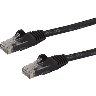 StarTech.com 75ft CAT6 Ethernet Cable - Black CAT 6 Gigabit Ethernet W