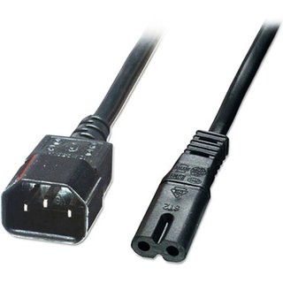 FDL 2M IEC SPLITTER CABLE - IEC C14 PLUG TO 2 x IEC C13 SOCKETS