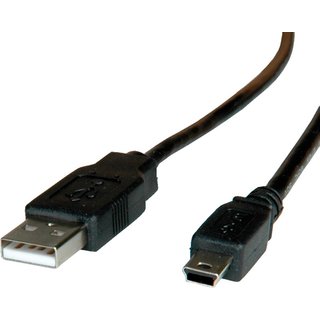 ROLINE USB 2.0 Cable. Type A - 5-Pin Mini 1.8 m