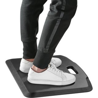 ProperAV Rubberised-Gel Foam Anti-Fatigue Standing Desk Mat - Black