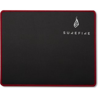 SureFire Silent Flight 320 Gaming mouse pad Black. Red