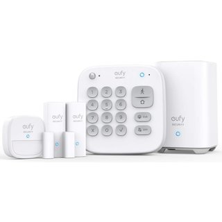 Eufy 5-Piece Smart Security Home Alarm Kit White GSM SMS RF Wireless Wi-Fi 802.11b 802.11g Wi-Fi 4 (802.11n) -10 - 50 C