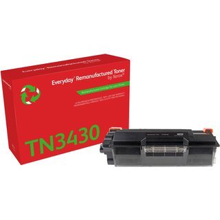 Everyday Mono Remanufactured Toner by compatible with Brother TN-3430 Standard capacity. Black toner page yield: 3000 pages Printing colours: Black Quantity per pack: 1 pc(s)