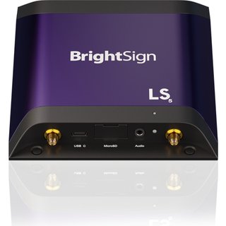 BrightSign LS425 Black Purple M2TS MOV MP4 MPG TS BMP JPEG PNG H.264 H.265 AAC MP2 MP3 WAV MicroSD (TransFlash)