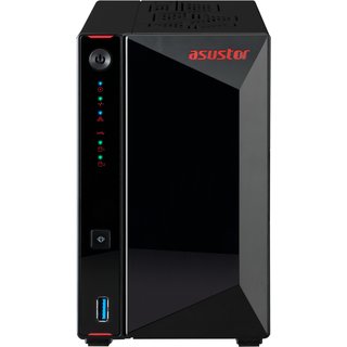 Asustor Nimbustor 2 Gen2 AS5402T 2 Bay NAS, Quad-Core 2.0GHz CPU, Dual 2.5GbE Ports, 4GB DDR4, Four M.2 SSD Slots (Diskless)