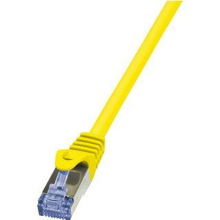 LogiLink 0.25m Cat.6A 10G S/FTP networking cable Yellow Cat6a S/FTP (S