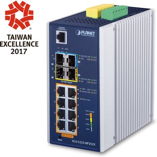 PLANET IGS-5225-8P2S2X network switch Managed L3 Gigabit Ethernet (10/