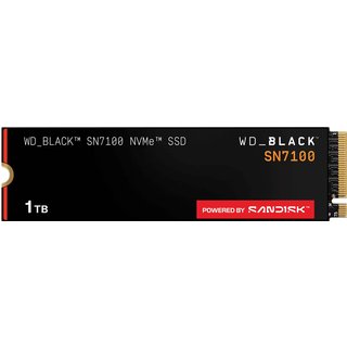 Western Digital Black WD_BLACK SN7100 NVMe SSD POWERED BY SANDISK 2 TB. SSD capacity: 2 TB SSD form factor: M.2 Read speed: 7250 MB/s Write speed: 6900 MB/s Component for: Laptop