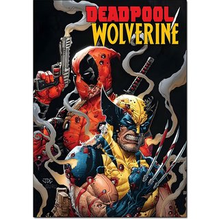 Deadpool & Wolverine Comic Book Poster | Classic & Official Wall Art A4 A3