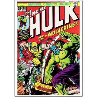 Retro The Incredible Hulk Comic Book Poster v3 | Classic & Official Wall Art A4 A3