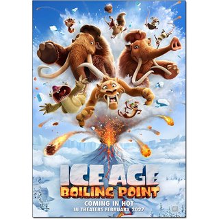 Ice Age - Boiling Point Movie Poster | Kids Wall Art A4 or A3 Size