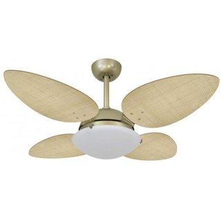 Ventilador de Teto Volare Premium Gold Pétalo Palmae 220V